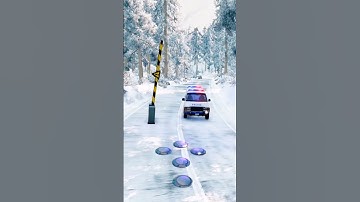 1 Mind-blowing Secrets About Car Crash Police Chase Fun #shorts