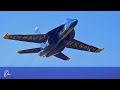 Blue Angel Super Hornet Flying out for Delivery