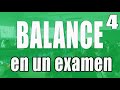 Cómo hacer un balance en un examen