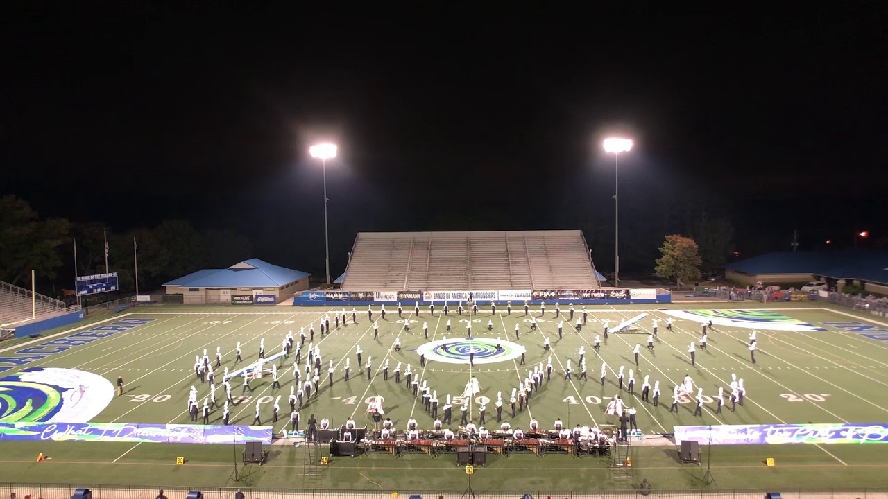 Milton High School Marching Band at the 2018 Bands of America Powder