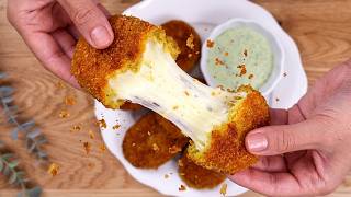 Crispy On The Outside, Melted Inside! The Best Cheesy Potato Croquettes