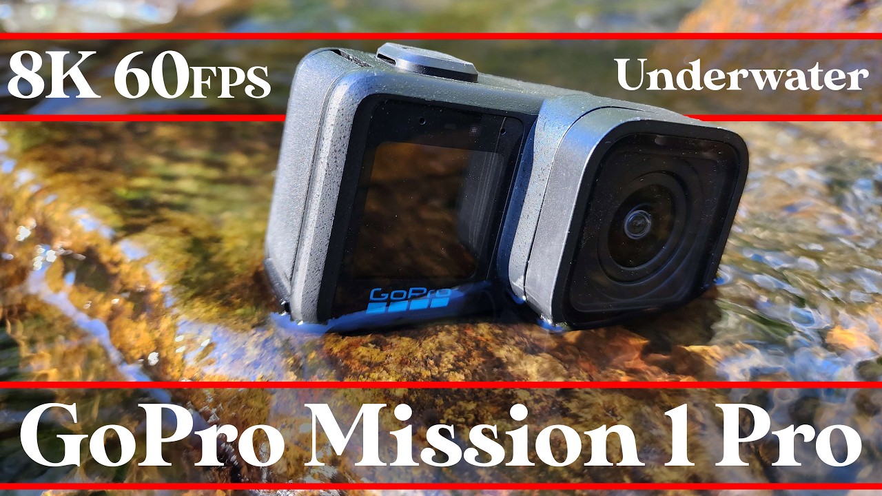 GoPro Mission 1 Pro: 8K 60fps Underwater Video in a Creek - YouTube