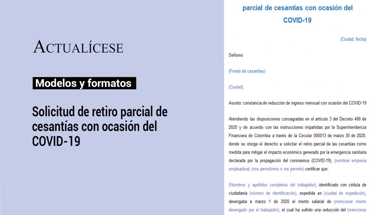 Carta Retiro De Cesantias Empleador Kulturaupice 