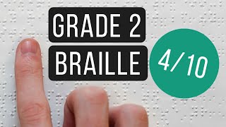 LEARN BRAILLE SHORTFORM WORDS PART 2 | Grade 2 Braille: Part 4 of 10