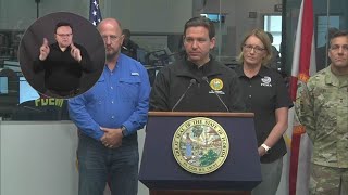 Florida Gov. DeSantis, FEMA briefing after Hurricane Idalia