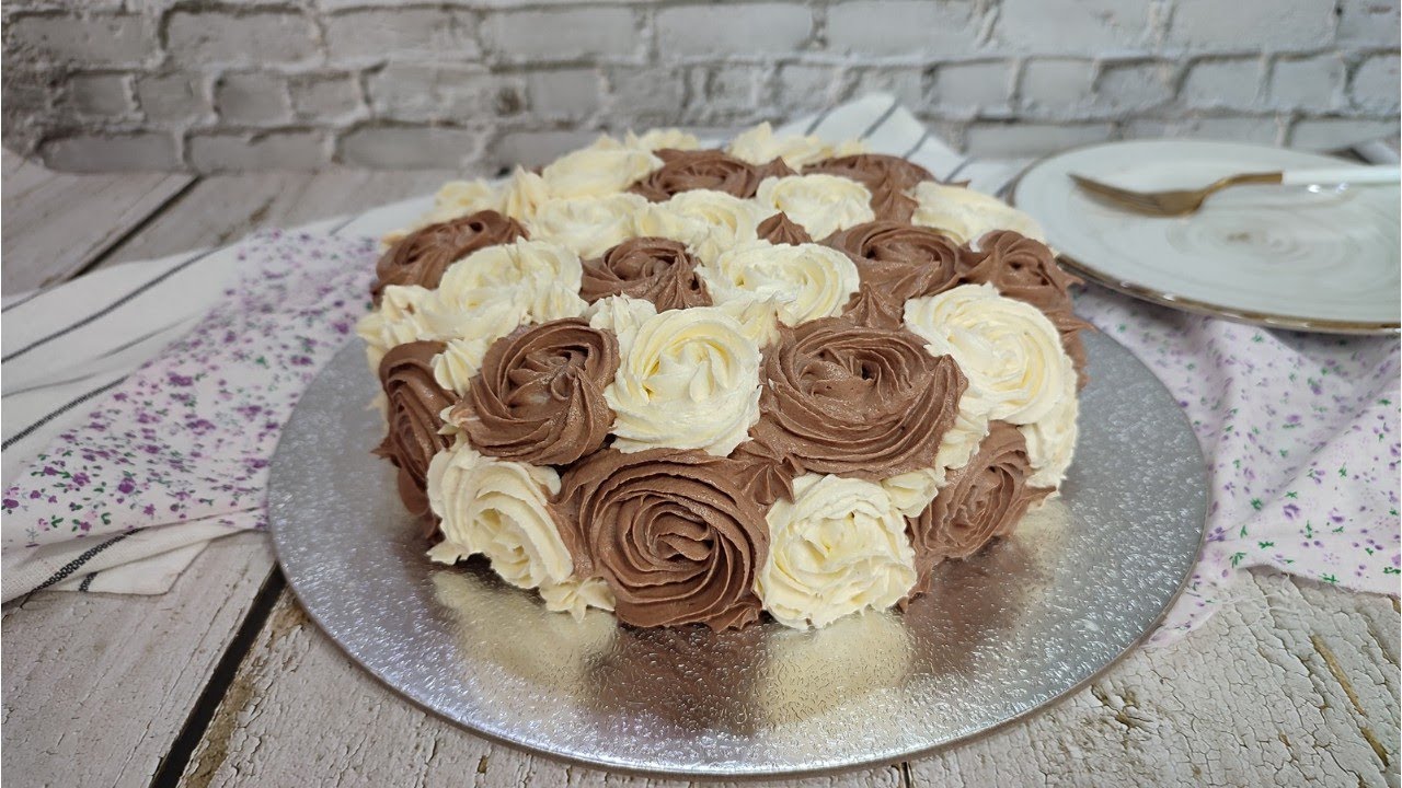 TARTA DE ROSAS, ESPECIAL DÍA DE LA MADRE🌹suave y deliciosa con Mambo!!!