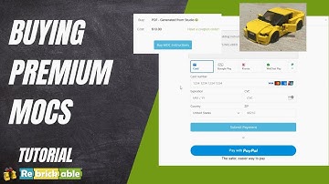 Buying Premium MOCs - Rebrickable Tutorial