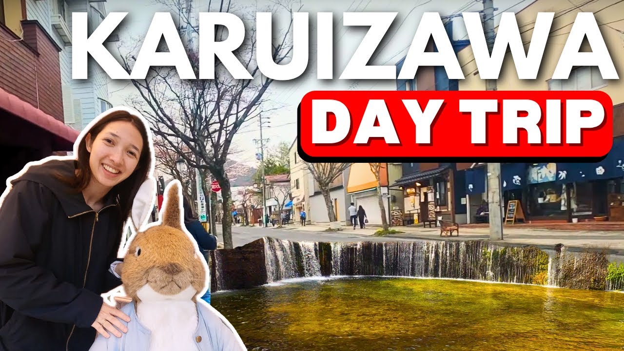 Karuizawa Day Trip | Shiraito Falls, Ghibli Shops & Charming Cafés | Japan Vlog 🇯🇵🚲