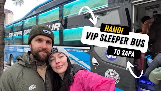 Vip Sleeper Bus  Hanoi To Sapa Vietnam 