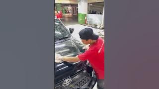 Cuci mobil di MP shine dengan owner yellow manyalla