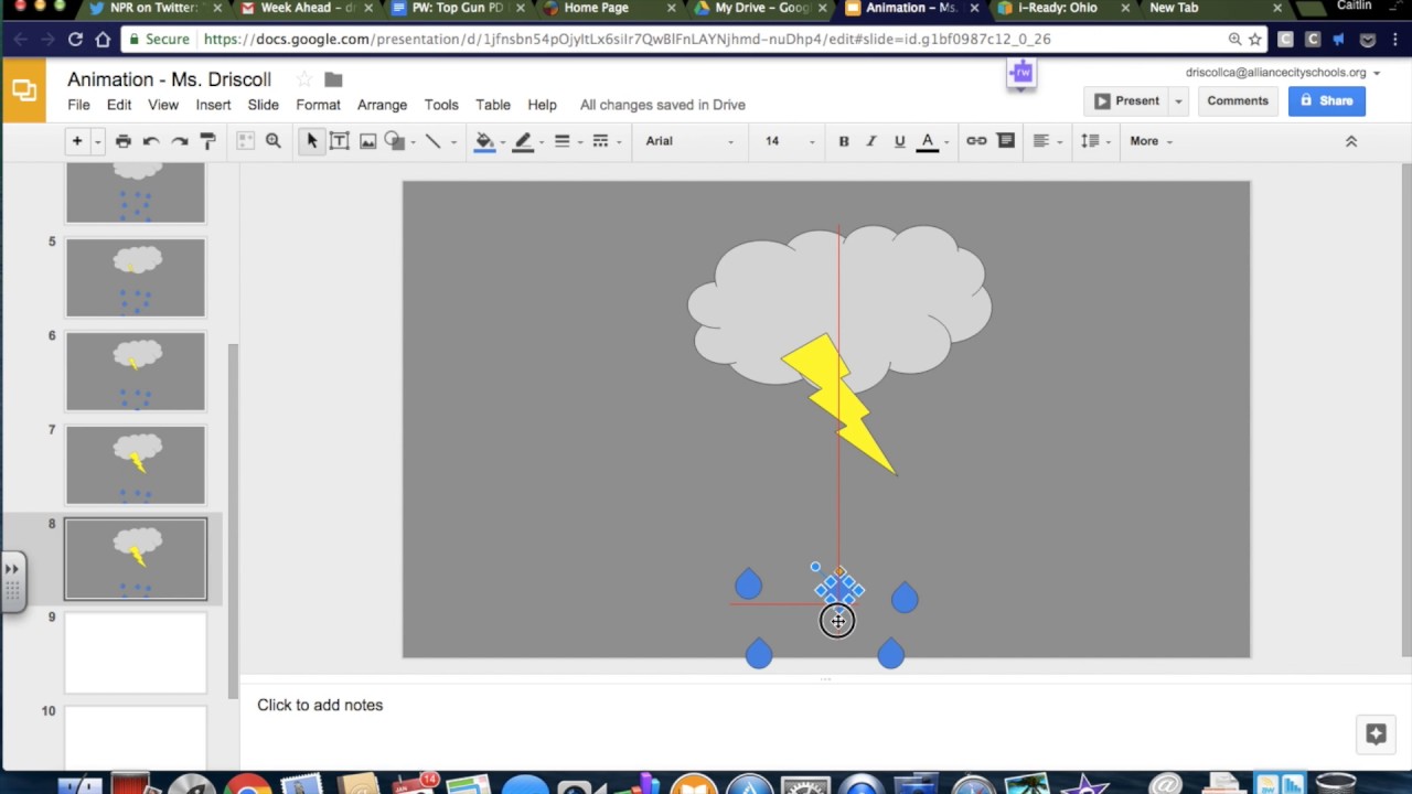 how to make animated presentation in google slides