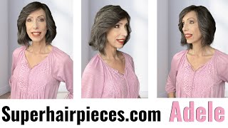 Superhairpieces Adele Remy Human Hair Wig Review Color G30 Salt And Pepper