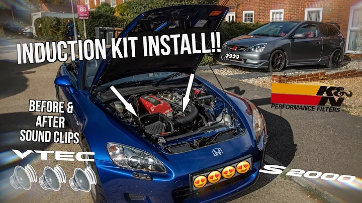 Honda S2000 K&N FIPK Induction Kit Install! With Before & After Audio!! 4K