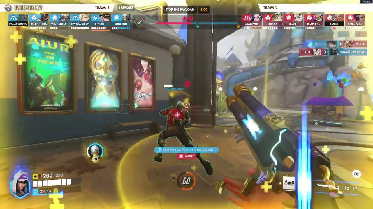 Ashe by GHOST — Overwatch Replay 1M9Q8Z - YouTube