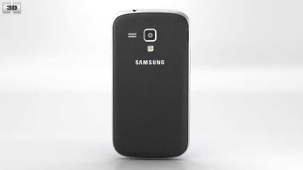 Samsung Galaxy S Duos 2 S7582 Black 3D model by 3DModels.org