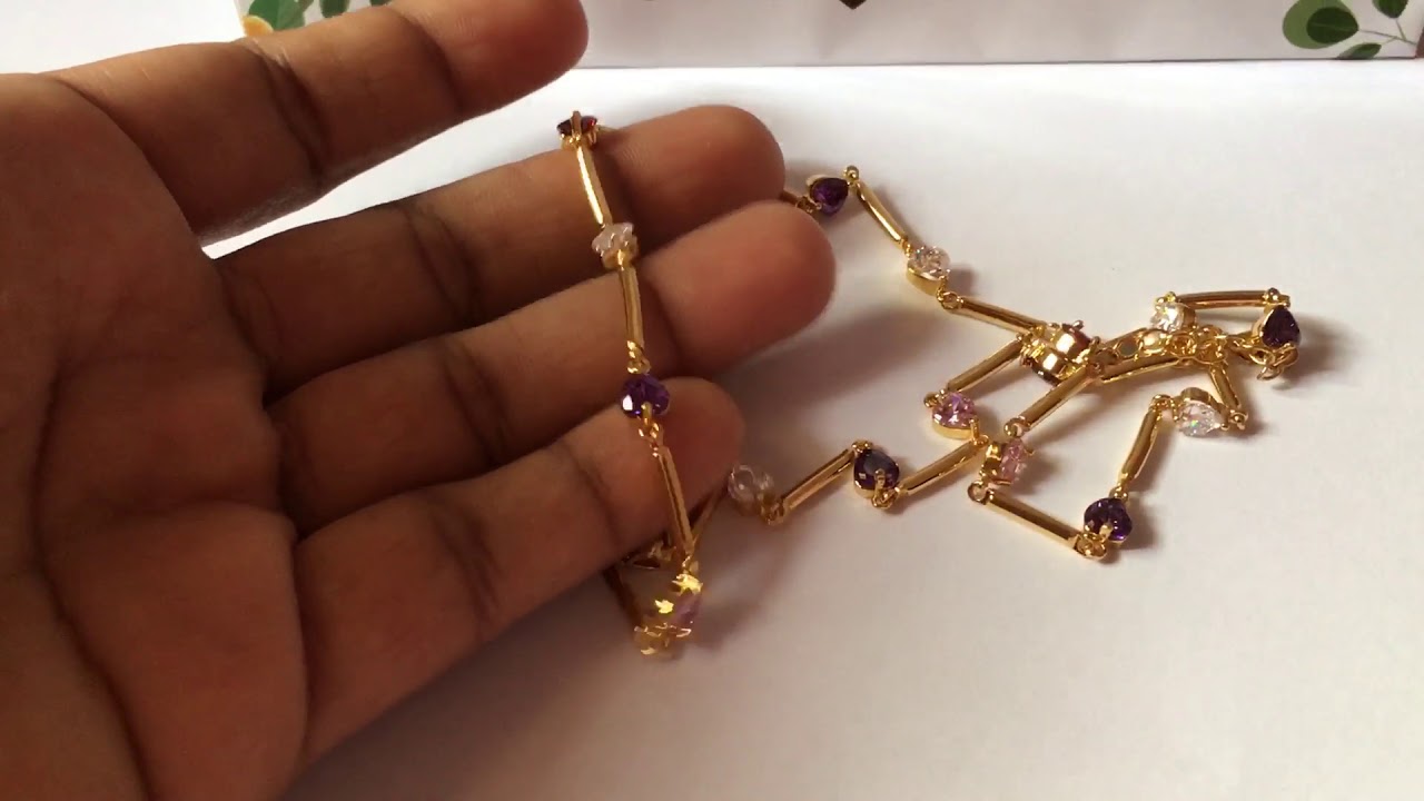 Beautiful multicolor stone necklace