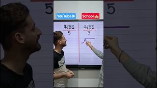 School vs YouTube 🤯 Which math method wins? #Math #Maths #MathTricks #Algebra #MathShorts