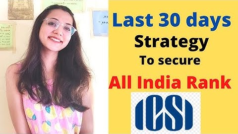 30 days Strategy to secure All India Rank in CS ✅ | Neha Patel