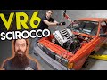 Swapping a VR6 into a VW Scirocco in 1 Day! (Part 2/3)