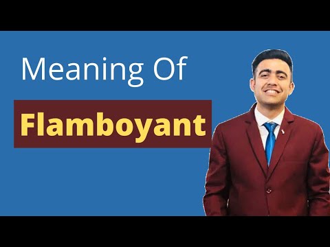 flamboyant meaning in hindi @Abc Skills
