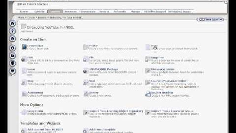 Embed YouTube in a Page Content Item