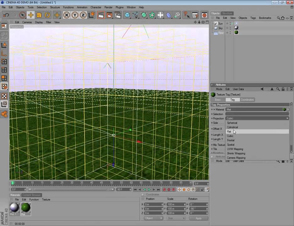 Basic scene setup with sky, sun grass. Cinema 4d for Beginners. YouTube