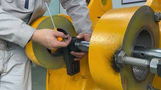 S Power Flange facing tools set up & work demo. surface process range : 80~350mm.
