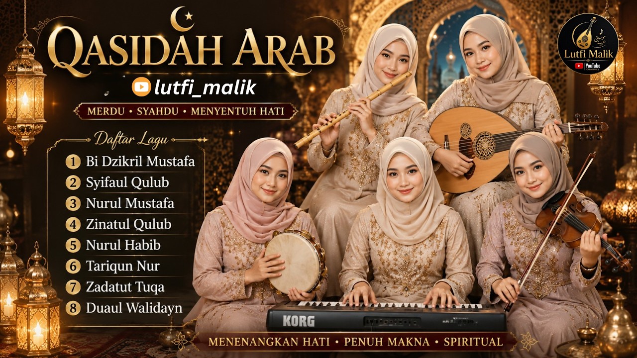 Lagu Qasidah Arab Merdu 2026 🌙 Full Album Gambus Islami Terbaik | Menenangkan Hati \u0026 Jiwa