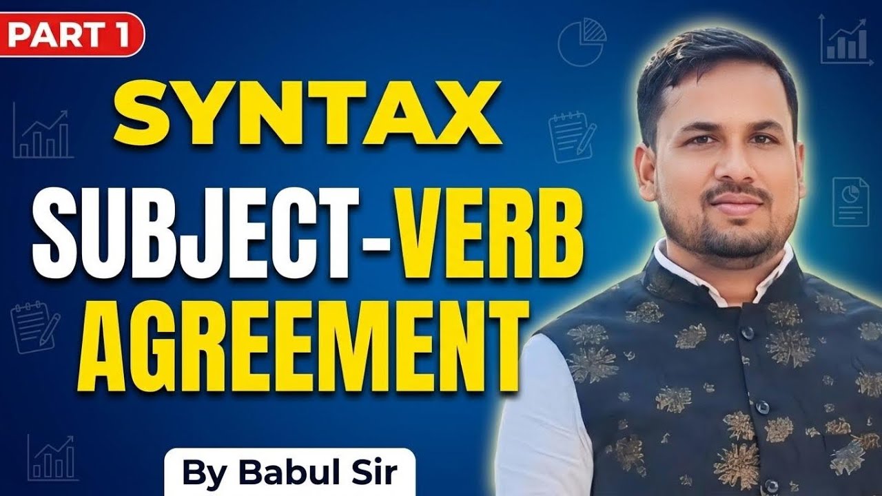 Basic Concept Of Syntax | Subject Verb Agreement | Syntax | Rules Of ...