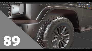 Blender 2.8 Car Modeling Tutorial - Part 89 (Wheel Wells)