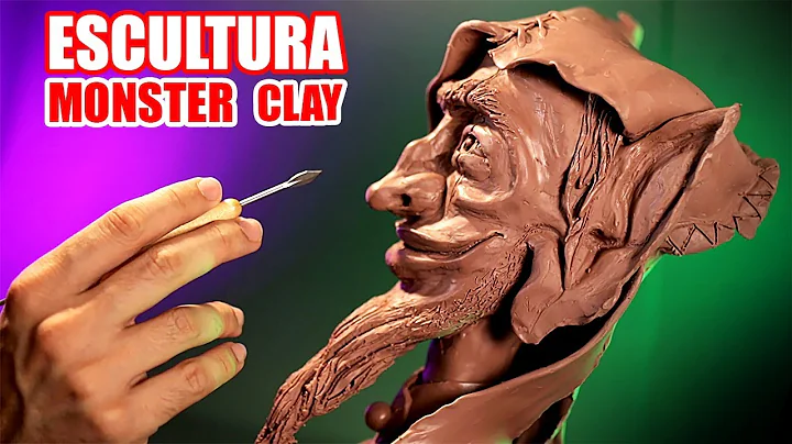 HOW TO MAKE A SCULPTURE WITH MONSTER CLAY !! THIS ...