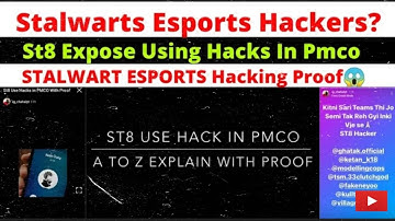 ST8 USED HACK IN PMCO | ST8 ROBIN EXPOSED | ST8 Hacking EXPOSED Video | ST8 Full Controversy | #ST8