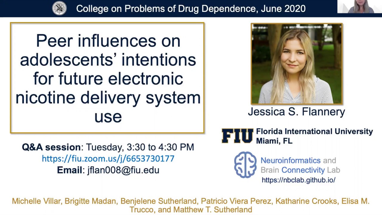Peer influences on adolescents’ intentions for future electronic nicotine delivery system use