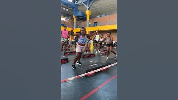 Little GIRL rocking STEP | Cardio ❤️ STEP Aerobics workout #weightloss @AeroFitSA 🇿🇦