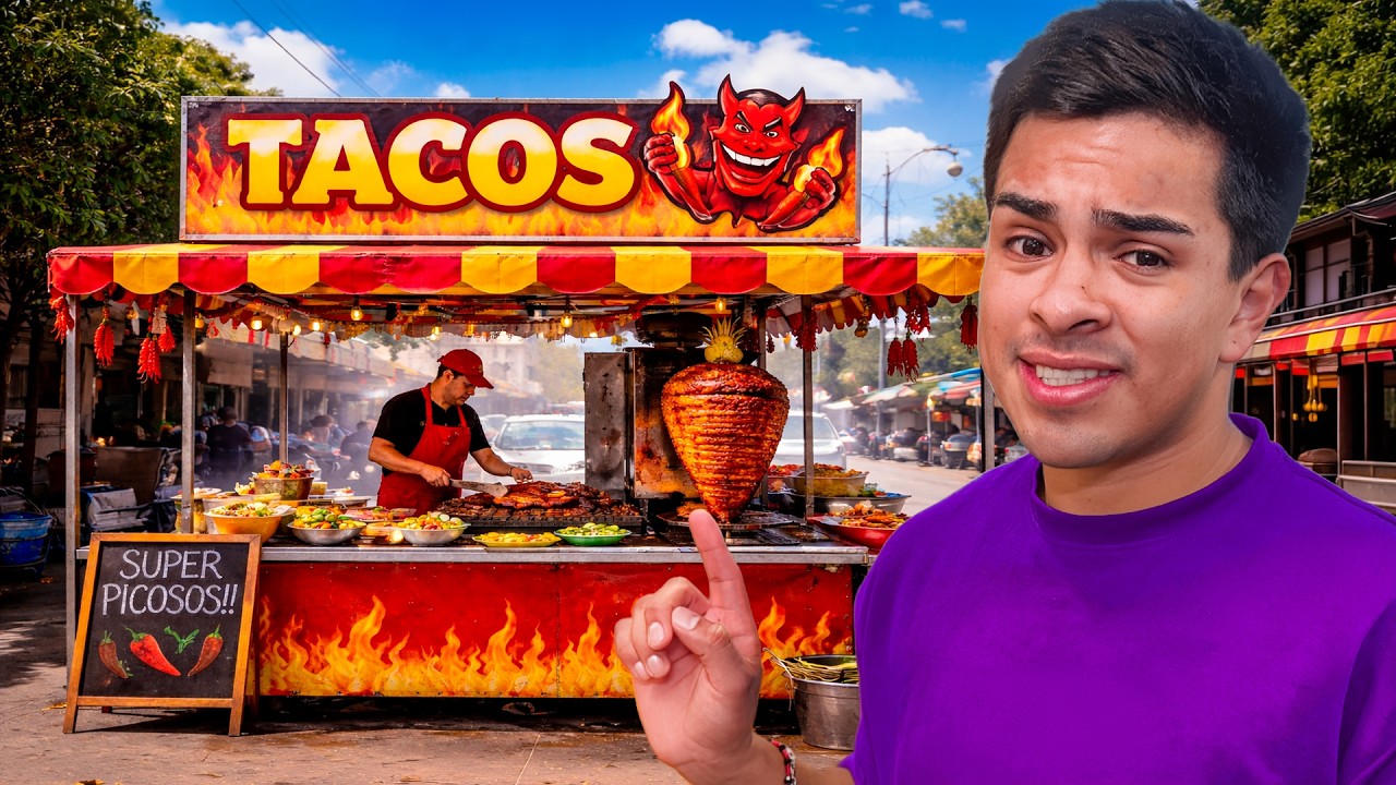 Probé los TACOS más PICANTES de CDMX