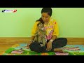 Orphan Baby Monkey Hugging Cutie Sister Luna While Her Cleaning Eyes For Him