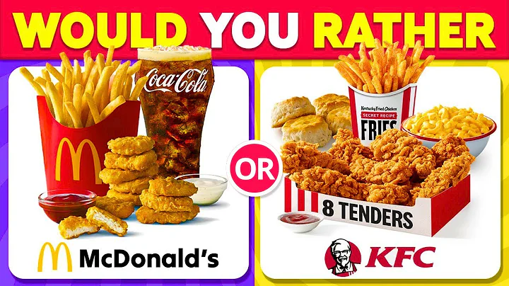 Would You Rather? Snacks & Junk Food Edition 🍔🍕 | Food Quiz