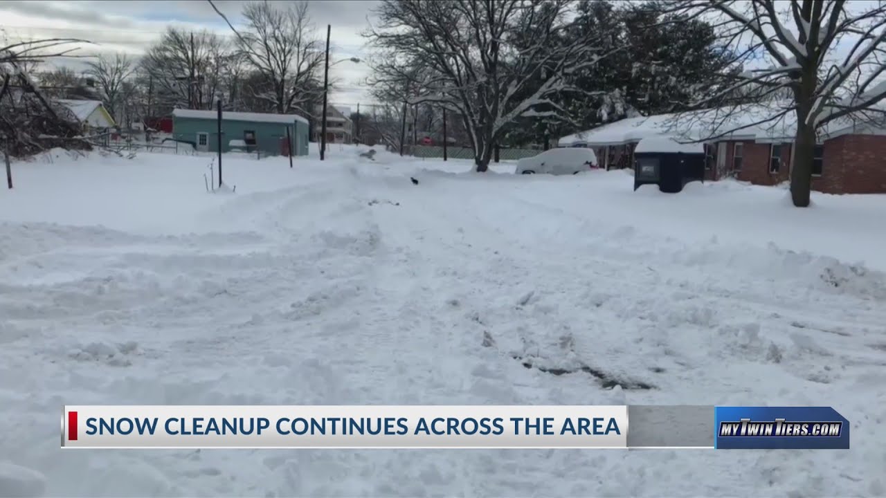 Elmira buried under snow, residents upset over cleanup time