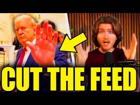 Thumbnail for Trump Can't Speak So They Cut The Feed