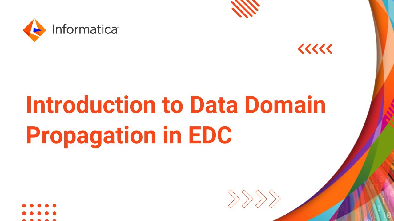 Introduction to Data Domain Propagation in EDC