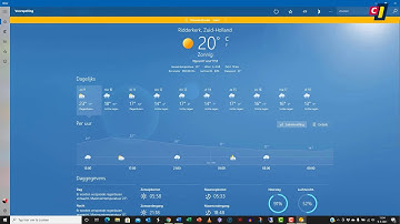 Windows 10 - Weer