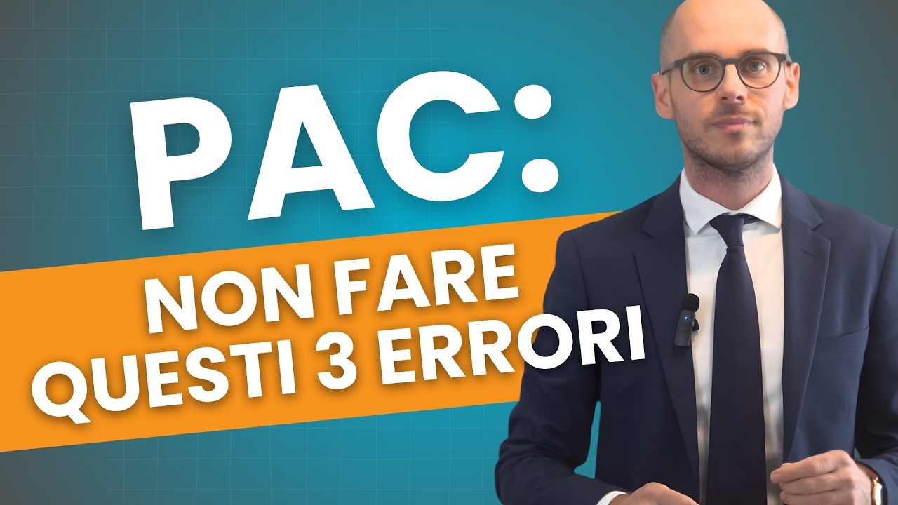PAC: i 3 errori più comuni che ti fanno perdere soldi (e come evitarli)