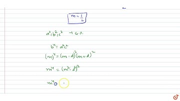 Suppose a,b,c are in A.P and `a^2,b^2,c^2` are in G.P If `a ltb ltc` and `a+b+c=3/2` then the v...