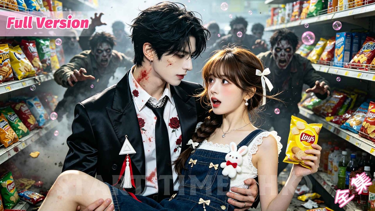 The girl unexpectedly visits a convenience store full of zombies, and the cold zombie king suddenly appears, forcibly pulling her into his arms to feel her warmth! The whole world only cherishes her! #短剧 #甜宠 #短劇 #drama #chinesedrama
