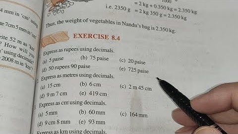 Ncert class 6th Maths Chapter 8 Decimals Ex 8.4 Solutions