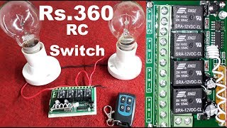 Remote control switches for Lights and Fans | Wireless Remote Control Switch