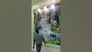 Tranh sơn thủy hữu tình siêu đẹp