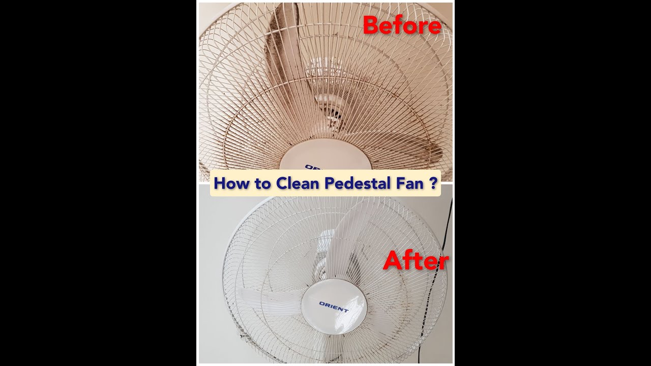 how to Clean Pedestal Fan l Cleaning Stand Fan l you can do it l 