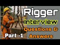 Rigger Interview Questions And Answers | Rigger Interview In Hindi
