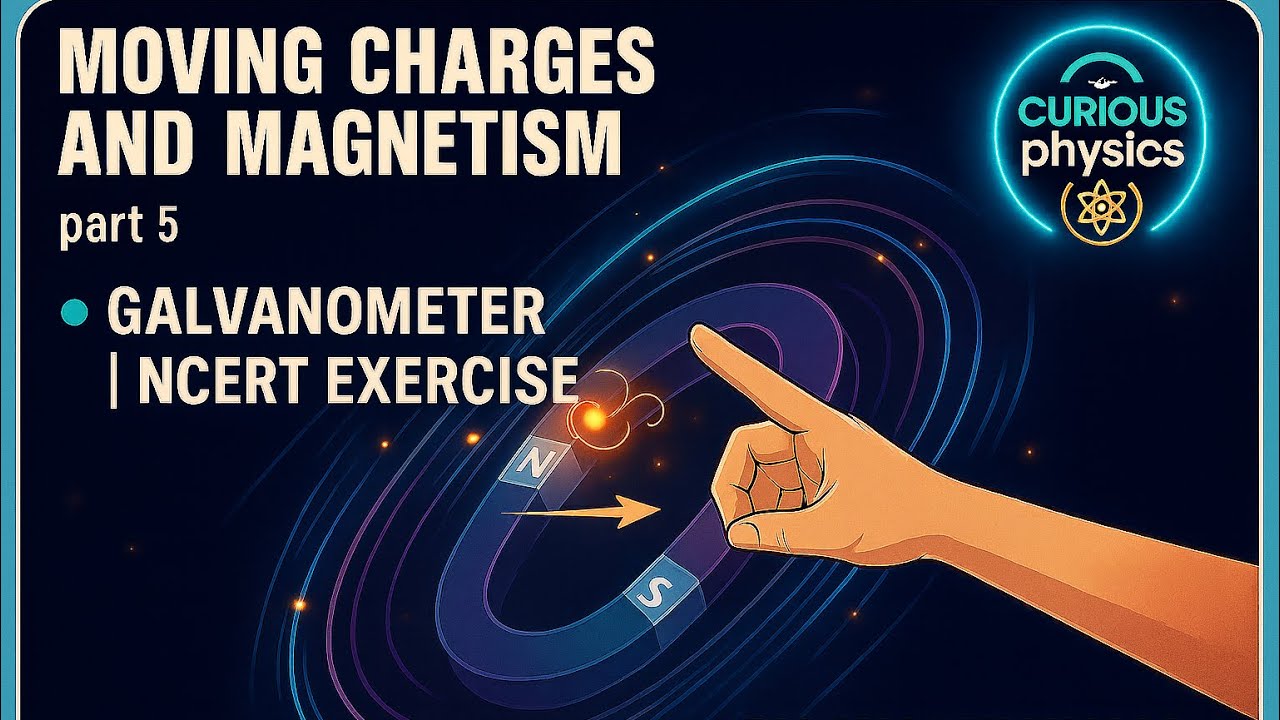 Moving Charges & Magnetism | Part 5 | GALVANOMETER Explained + NCERT Exercise | Class 12 Physics 